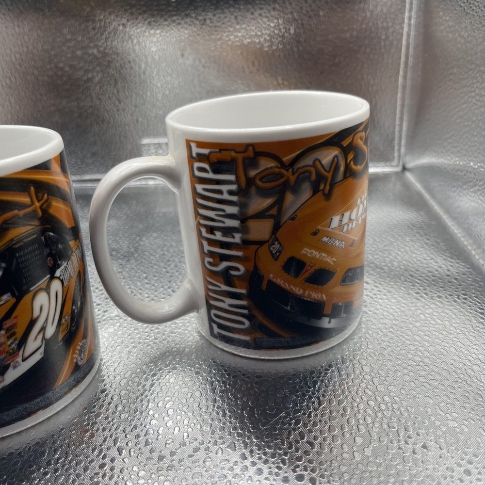 Lot Of 2 Tony Stewart Coffee Mugs Home Depot NASCAR #20 - Picture 6 of 16
